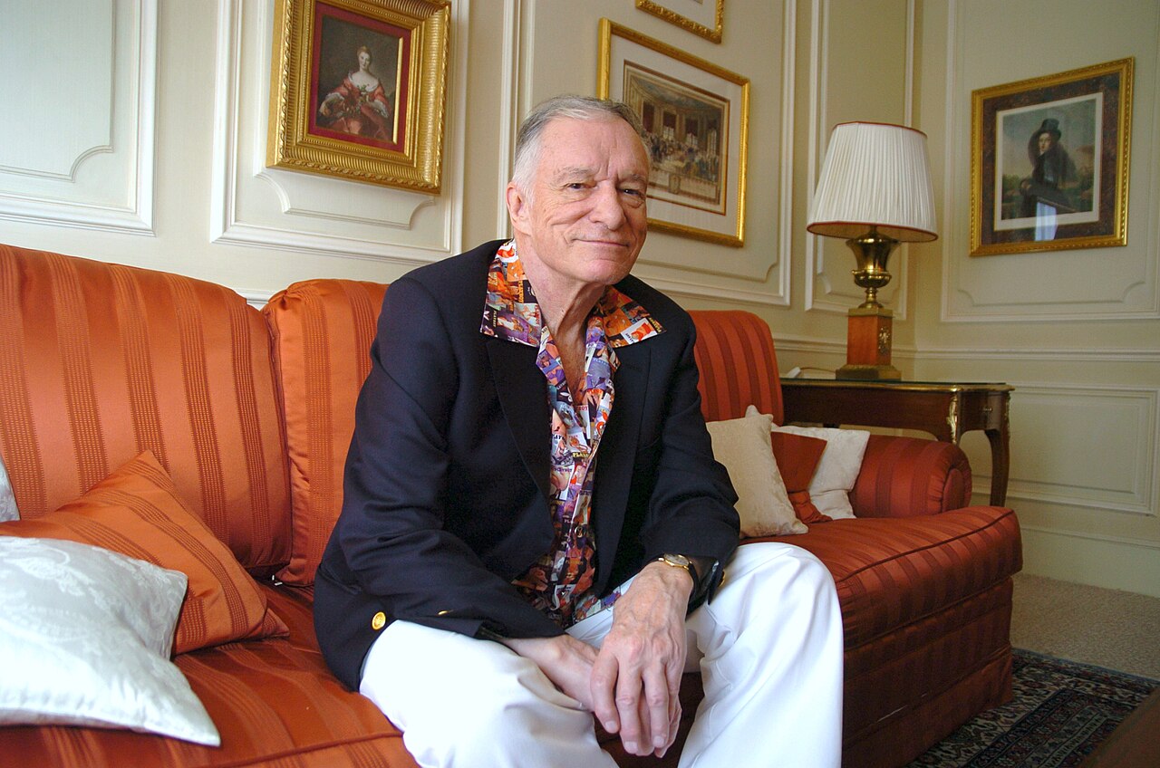 Hugh Hefner in Paris in 2007